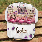 Positive Affirmations Butterfly - Personalized Butterfly Trucker Hat