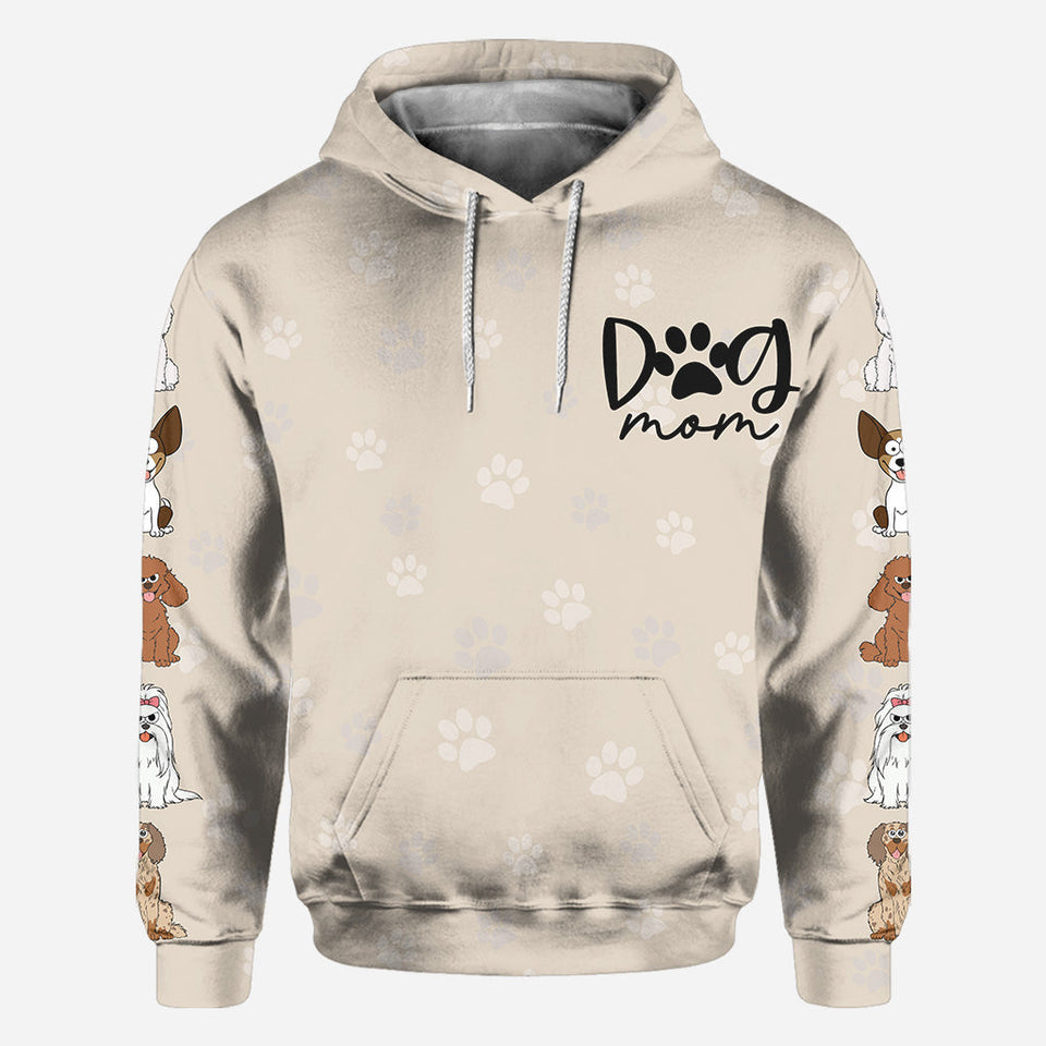 Dog Mom/ Cat Mom/ Fur Mom / Dog Dad/ Cat Dad... - Personalized Dog All Over Shirt