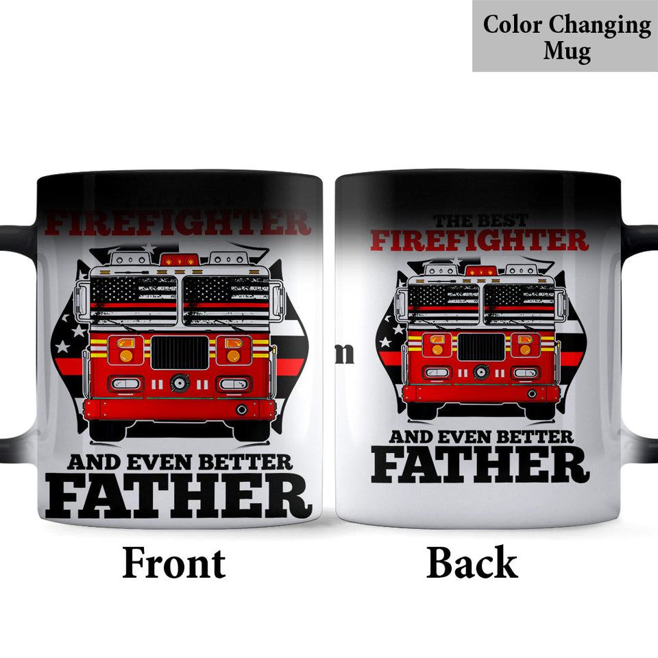 The Best Firefighter - Personalized Firefighter Mug