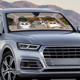 Lovely Paws - Personalized Dog Car Sunshade