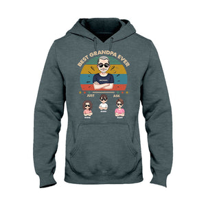 Best Dad Ever - Gift for dad, dad, mom, grandpa, grandma, grandpa - Personalized T-shirt And Hoodie