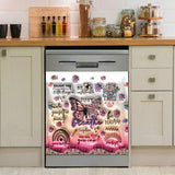 Positive Affirmations Butterfly - Personalized Butterfly Dishwasher Cover