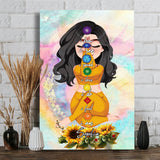 I know I See I Speak I Love I Do I Feel I Am - Personalized Yoga Canvas And Poster