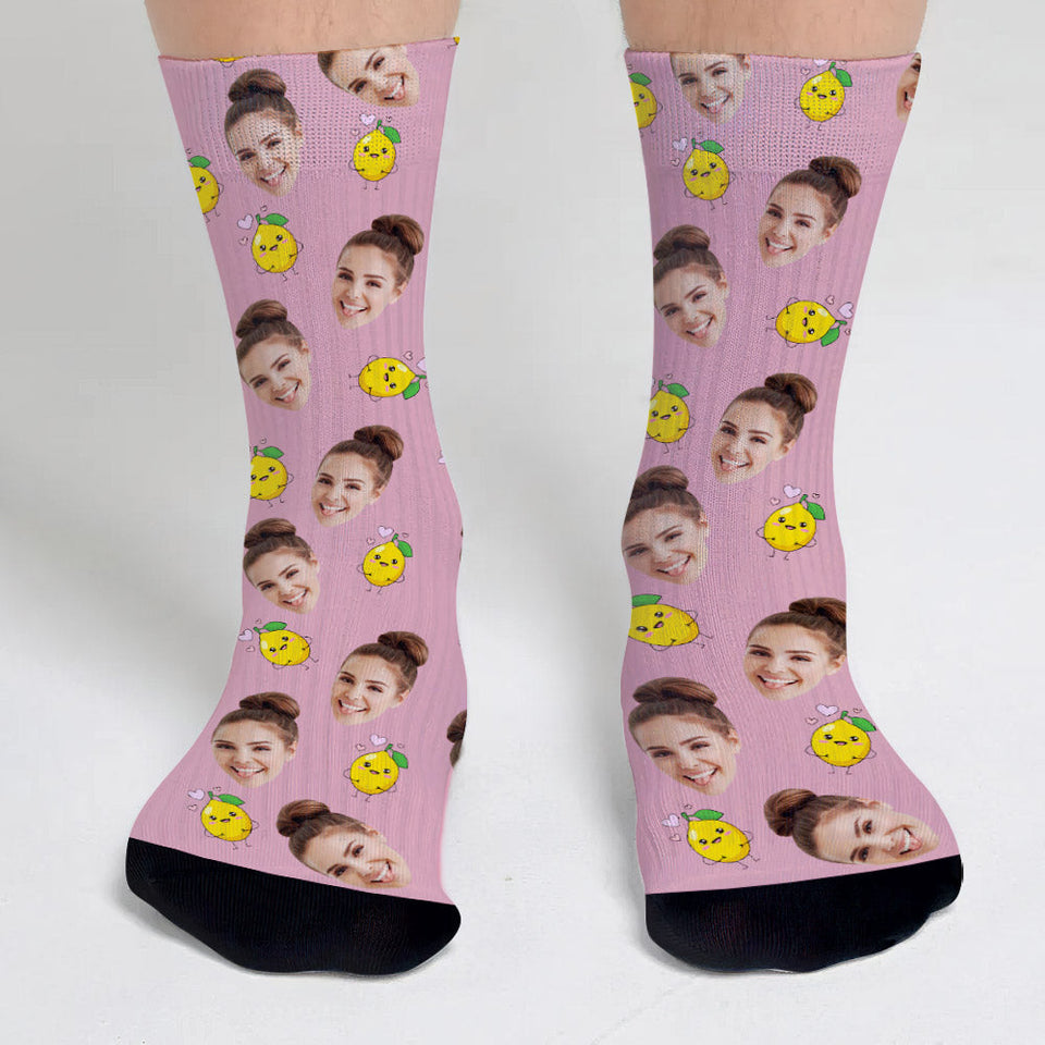 Funny Icon Pattern - Personalized Step Mom Socks