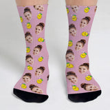 Funny Icon Pattern - Personalized Step Mom Socks