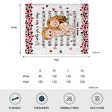 If I Wrote You A Love Song - Personalized Couple Blanket