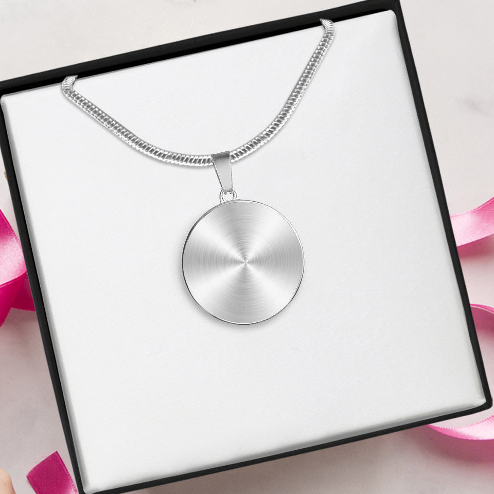 Nurse Life - Personalized Nurse Round Pendant Necklace