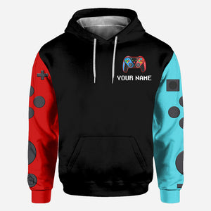 I Paused My Game To Be Here - Personalized Video Game All Over Shirt