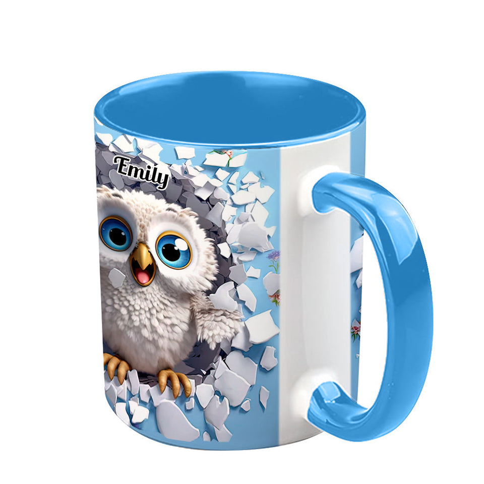 Love Owls - Personalized Owl Accent Mug
