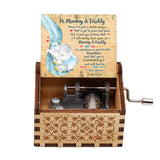 Love From Baby Bump - Personalized Mother Hand Crank Music Box
