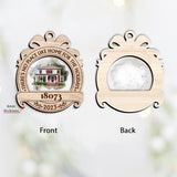 There's No Place Like Home For The Holidays - Personalized Family Layers Mix Ornament