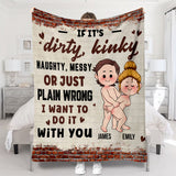 Partner In Crime - Personalized Couple Blanket