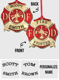 Life Saving - Personalized Firefighter Ornament