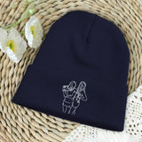 Custom Photo - Personalized Aunt Embroidered Beanie