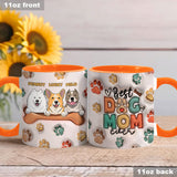 Best Dog Mom Ever - Personalized Dog Accent Mug