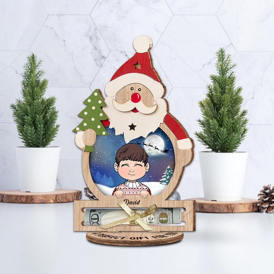 Holiday Present - Personalized Grandma Freestanding Wood Plaque