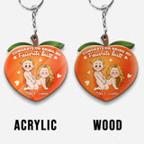 Congrats On Being My Favorite - gift for husband, wife, boyfriend, girlfriend - Personalized Keychain