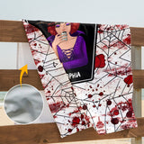 I Myself Am Strange and Unusual - Personalized Witch Beach Towel