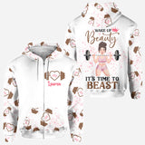 Wake Up Beauty - Personalized Fitness All Over Shirt