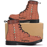 Namaste - Personalized Yoga Leather Boots