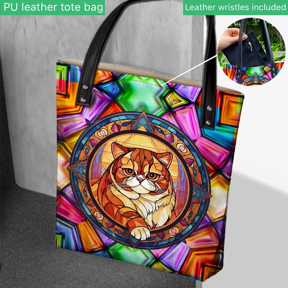 Colorful Paws - Personalized Dog Tote Bag