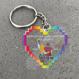 Couples Who Game Together Stay Together - Personalized Video Game Keychain