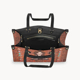 Namaste - Personalized Yoga Leather Handbag