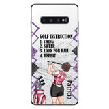 Just A Girl - Golf gift for her, wife, mom, grandma, girlfriend - Personalized Phone Case