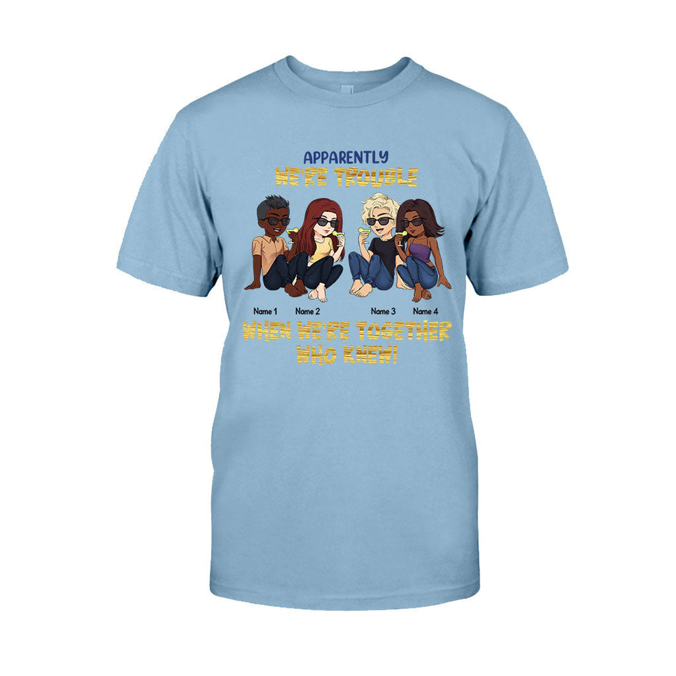 Best Friends Are The Sisters We Choose For Ourselves - Bestie gift for sister - Personalized T-shirt And Hoodie