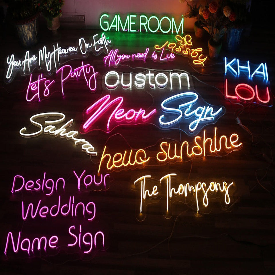 Custom Text - Personalized Newborn Neon Sign