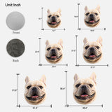 Customized Funny Pet Portrait - Personalized Dog Shaped Doormat