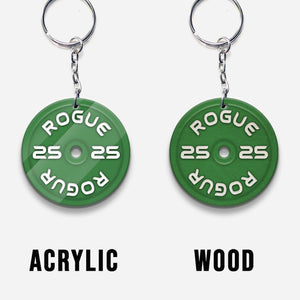 Weight Plates - Personalized Fitness Keychain