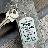 I'm Yours - Couple gift for husband, boyfriend, wife, girlfriend - Personalized Stainless Steel Keychain