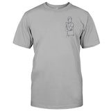 Custom Line Art - Personalized grandson Embroidered T-shirt