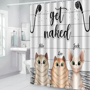 I Saw That - Personalized Dog Shower Curtain