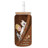 What A Beautiful Thing - Personalized Horse Can Glass