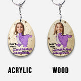 Don't Mess With Mamasaurus Jurasskicked - Personalized Mother Keychain