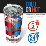 Relax And Enjoy The Ride - Personalized Retired Tumbler