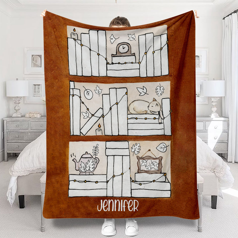 Four Seasons Reading Tracker - Personalized Book Blanket