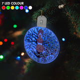 Let That Shit Go - Personalized Yoga Led Acrylic Ornament