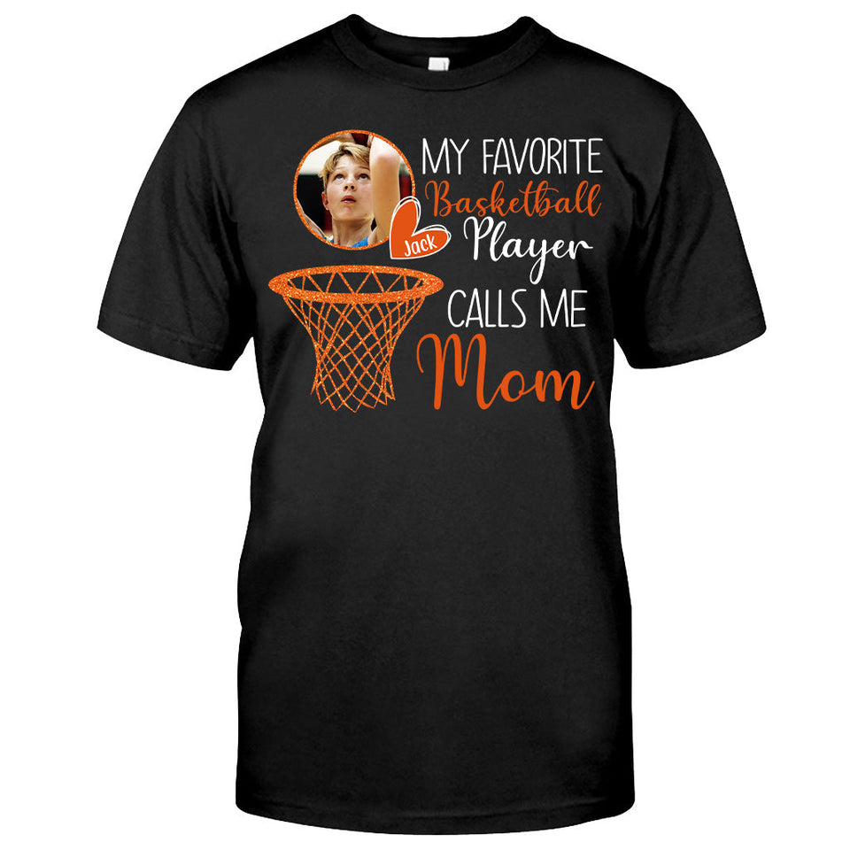 My Basketball Player Calls Me Mom Grandma - Personalized Basketball T-shirt And Hoodie