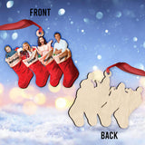 Family Stocking Stuffers Photo Inserted - Personalized Family Ornament