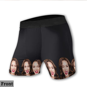 That Is A Huge Bonus - Personalized Couple Men's Boxer Briefs