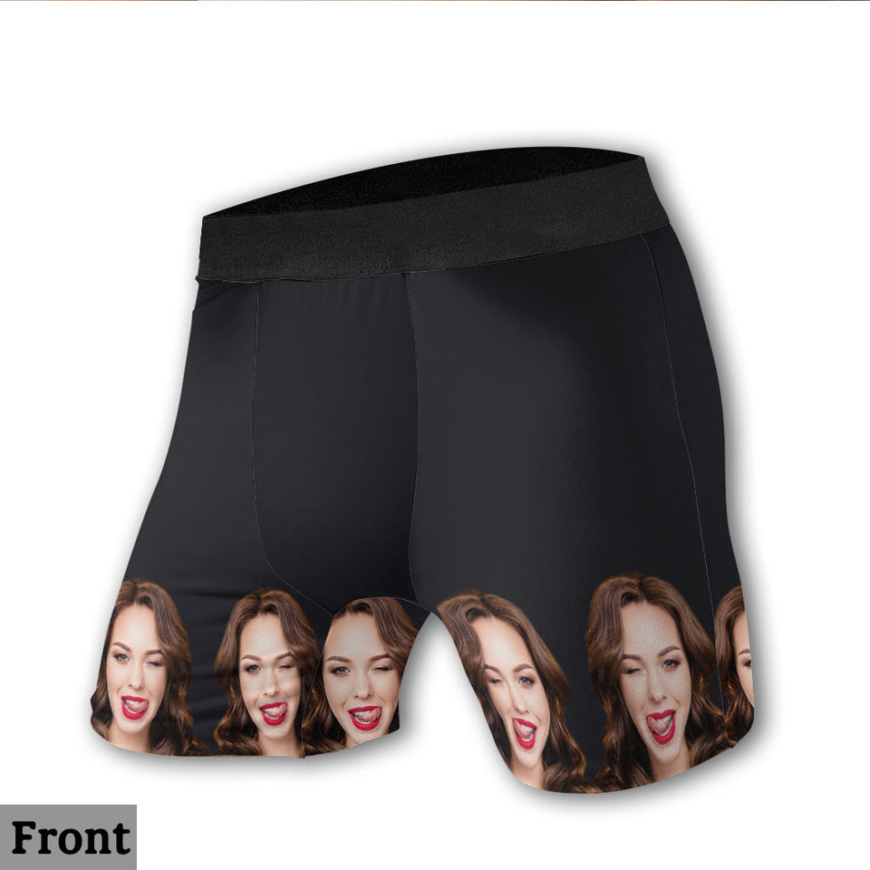 That Is A Huge Bonus - Personalized Couple Men's Boxer Briefs