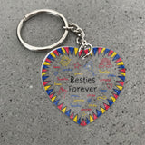 Besties Forever - Gift for friend - Personalized Transparent Keychain