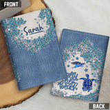 Turtle Bling - Personalized Turtle Passport Holder