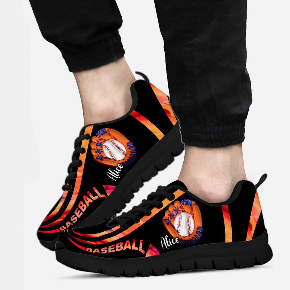 Baseball Mom - Personalized Baseball Sneakers