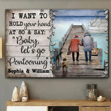 Let's Go Pontooning - Personalized Pontoon Canvas And Poster