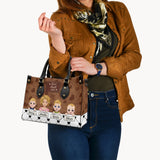 Best Grandma Ever - Gift for grandma, mom, aunt - Personalized Leather Handbag
