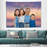 A Whole Lot Of Love - Personalized Family Wall Tapestry
